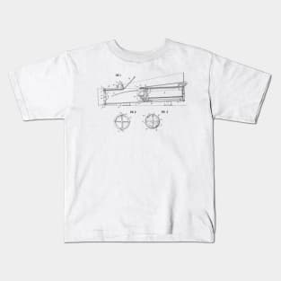 Trash Compacting Apparatus Vintage Patent Hand Drawing Kids T-Shirt